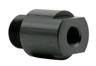 Long inlet connection for Testomat® LIMIT, our item number 40607, inclined, inlet opening visible